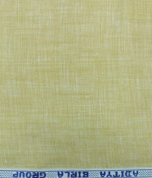 Linen Club Beige 60 LEA 100% Pure Linen Kurta Fabric