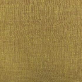Linen Club Peanut Brown 100% Pure Linen Shirt Fabric