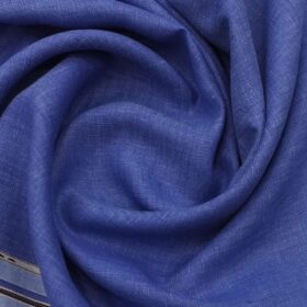 Linen Club Royal Blue 100% Pure Linen Shirt Fabric