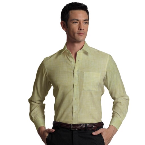 Linen Club Beige 60 LEA 100% Pure Linen Shirt Fabric