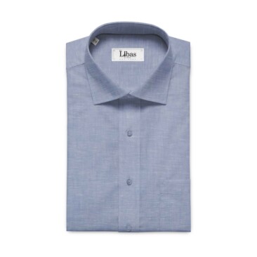 Linen Club Sky Blue 60 LEA 100% Pure Linen Shirt Fabric