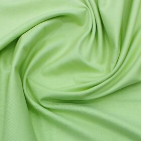Arvind Men's Light Green Cotton Royal Oxford Weave Shirt Fabric