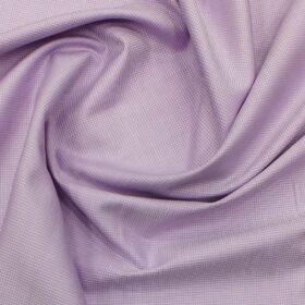 Arvind Men's Light Magenta Cotton Royal Oxford Weave Shirt Fabric