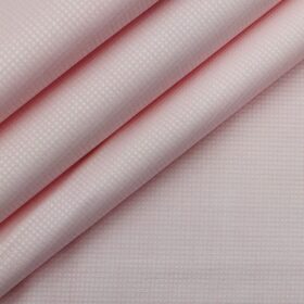 Arvind Men's Venetian Pink Cotton Royal Oxford Weave Shirt Fabric