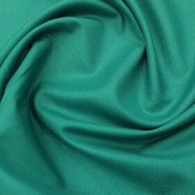Bombay Rayon Men's Sea Green Giza Cotton Satin Weave Shirt Fabric