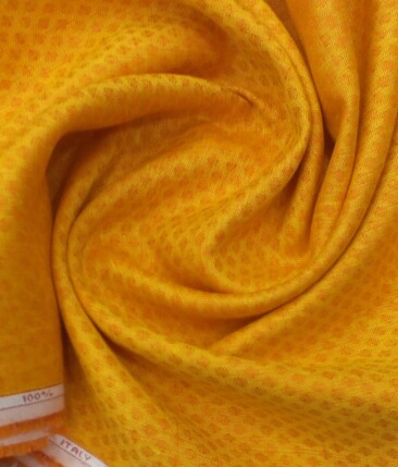 Cadini by Siyaram's  Orange 60 LEA 100% Pure Linen Kurta Fabric