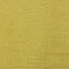Nemesis Mustard Yellow 100% Pure Linen Kurta Fabric