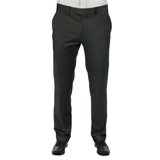 Raymond Men's Greyish Black Self Design Poly Viscose Trouser Fabric (Unstitched - 1.25 Mtr)