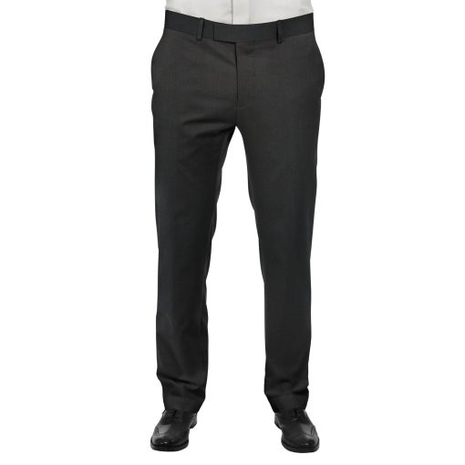 Raymond Men's Black Structured Poly Viscose Trouser Fabric (Unstitched - 1.25 Mtr)