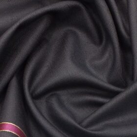 Raymond Men's Dark Purple Self Check Poly Viscose Trouser Fabric (Unstitched - 1.25 Mtr)