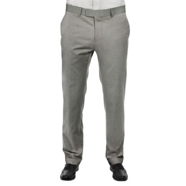 Raymond Men's Light Worsted Grey Solid Poly Viscose Trouser Fabric (Unstitched - 1.25 Mtr)