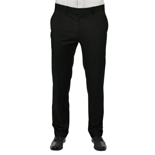 Raymond Men's Black Self Structured Poly Viscose Party Wear Trouser Fabric (Unstitched - 1.25 Mtr)
