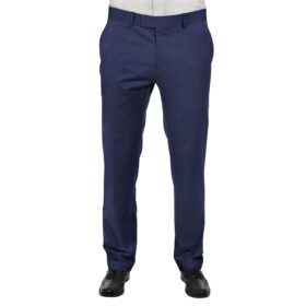 Raymond Men's Royal Blue Dotted Structured Poly Viscose Party Wear Trouser Fabric (Unstitched - 1.25 Mtr)