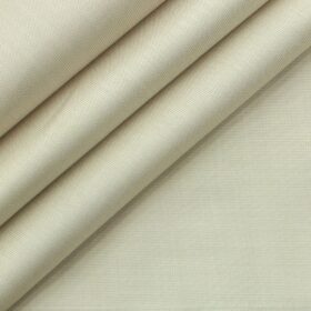 Soktas Men's Beige 120's Giza Cotton Pinpoint Oxford Shirt Fabric