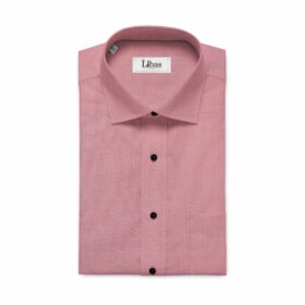 Soktas Men's Roselle Pink 120's Giza Cotton Pinpoint Oxford Shirt Fabric