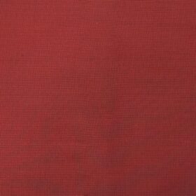 Solino Men's Crimson Red Giza Cotton Oxford Weave Shirt Fabric