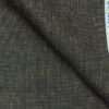 Arvind Dark Brown 100% Pure Linen 25 LEA Structured Unstitched Trouser Fabric
