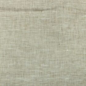 Arvind Butter Light Oat Beige 100% Pure Linen 25 LEA Structured Unstitched Trouser Fabric