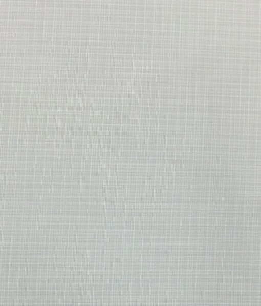 Raymond Light Worsted Grey Trouser Fabric With Exquisite Light Grey Self Design Shirt Fabric (Unstitched)