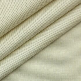 Raymond Medium Brown Structured Trouser Fabric With Exquisite Beige Structured Shirt Fabric (Unstitched)