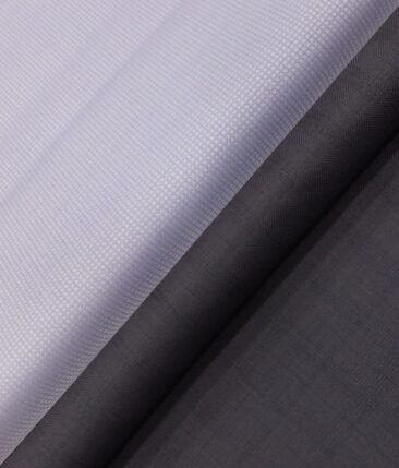 Raymond Premium Dark Blue Colour Check Trouser Fabric