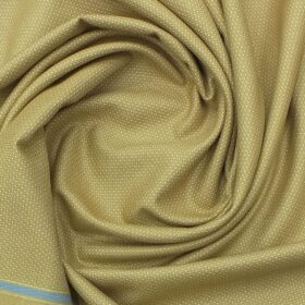 Don & Julio (D & J) Biscotti Beige Dotted Structure Premium Party Wear Three Piece Unstitched Suit Length Fabric (Unstitched - 3.75 Mtr)