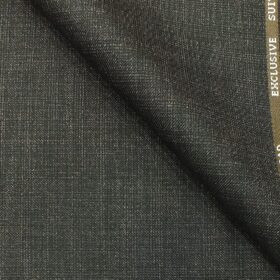 J.Hampstead by Siyaram's Men's Brown Self Check Poly Viscose Trouser Fabric (Unstitched - 1.25 Mtr)