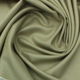 J.Hampstead by Siyaram's Men's Beige Structured Poly Viscose Trouser Fabric (Unstitched - 1.25 Mtr)