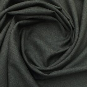 Raymond Dark Grey Self Check 10% Merino Wool Premium Unstitched Three Piece Suit Fabric (3.75 Mtr)