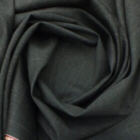 Saville & Young (S&Y) Dark Grey Mauve Check Super 90's 45% Australian Wool Premium Unstitched Three Piece Suit Fabric (3.75 Mtr)