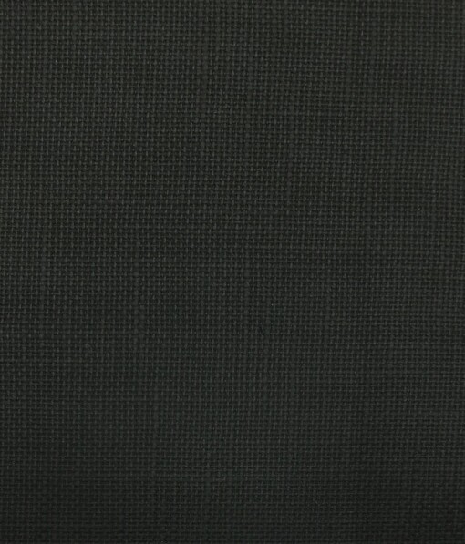 True Value Jet Black 100% Cotton Jute Weave Trouser Fabric (Unstitched - 1.30 Mtr)