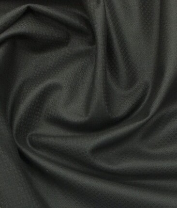 Plain Black Top Quality Fully Stretchable Lycra Trouser Fabric Length   Fabric Bhandar