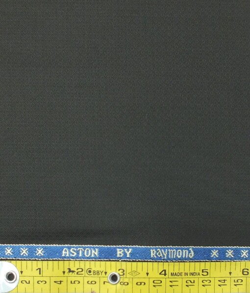 Raymond Black Structured Trouser Fabric With Exquisite White & Black Printed Shirt Fabric (Unstitched)