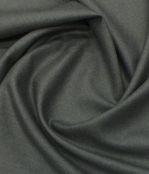 Raymond Worsted Grey Self Design Trouser Fabric With Cadini by Siyaram ...