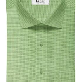 J.Hampstead by Siyaram's Men's Olive Green 100% Giza Cotton Pin-Point Oxford Weave Shirt Fabric (1.60 M)