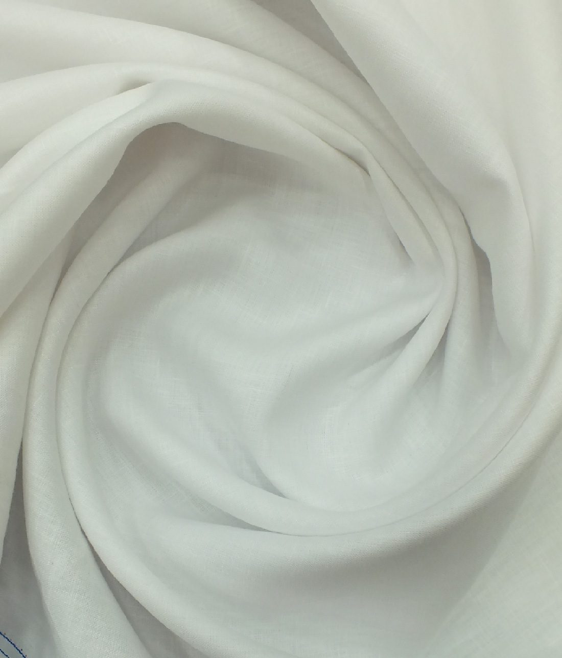J.hampstead by Siyaram's White 100% Super Fine Pure Linen 80 LEA Self Design Shirt Fabric (1.60 M)
