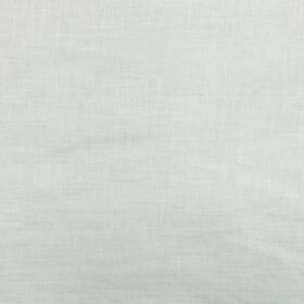 J.hampstead by Siyaram's Off-White White 100% Pure Linen 60 LEA Self Design Shirt Fabric (1.60 M)