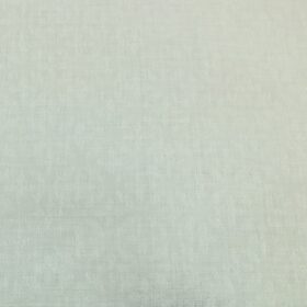 Solino White 100% Pure Linen 60 LEA Jacquard Weave Shirt Fabric (1.60 M)