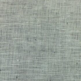 Linen Club Light Grey 100% Pure Linen Structured Trouser Fabric (1.30 M)