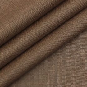 Fashion Flair Copper Self Design Terry Rayon Premium Three Piece Suit Fabric (Unstitched - 3.75 Mtr)