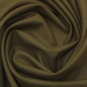 Fashion Flair Hazelnut Brown Structured Terry Rayon Premium Three Piece Suit Fabric (Unstitched - 3.75 Mtr)