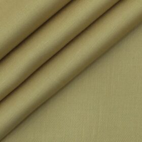 Solino Beige 50% Cotton 50% Linen Self Trouser Fabric (Unstitched - 1.30 Mtr)