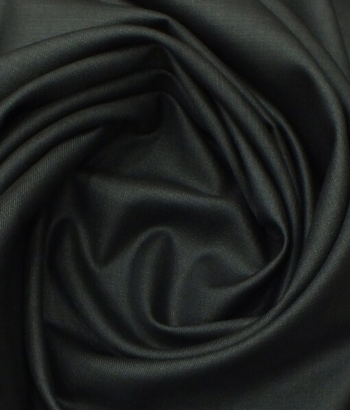 Raymond Mens Blackish Grey Self Design Poly Viscose Trouser Fabric or 3 Piece Suit Fabric (Unstitched  1.25 Mtr)