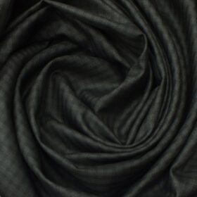 Reid & Taylor Mens Blackish Grey Self Checks Poly Viscose Trouser Fabric or 3 Piece Suit Fabric (Unstitched  1.25 Mtr)
