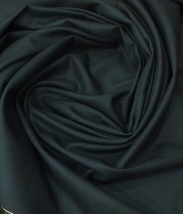 Reid & Taylor Mens Dark Blue Self Checks Poly Viscose Trouser Fabric or 3 Piece Suit Fabric (Unstitched  1.25 Mtr)