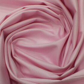 Arvind Baby Pink 100% Premium Cotton Dobby Structured Shirt Fabric (1.60 M)