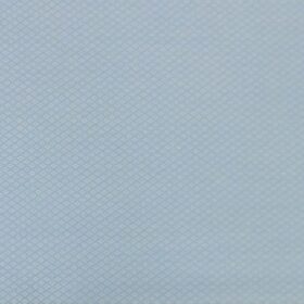 Arvind Sky Blue 100% Premium Cotton Dobby Structured Shirt Fabric (1.60 M)