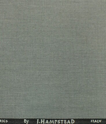 J.Hampstead by Siyaram's Light Grey Self Texture Poly Viscose Trouser or 3 Piece Suit Fabric (Unstitched - 1.25 Mtr)