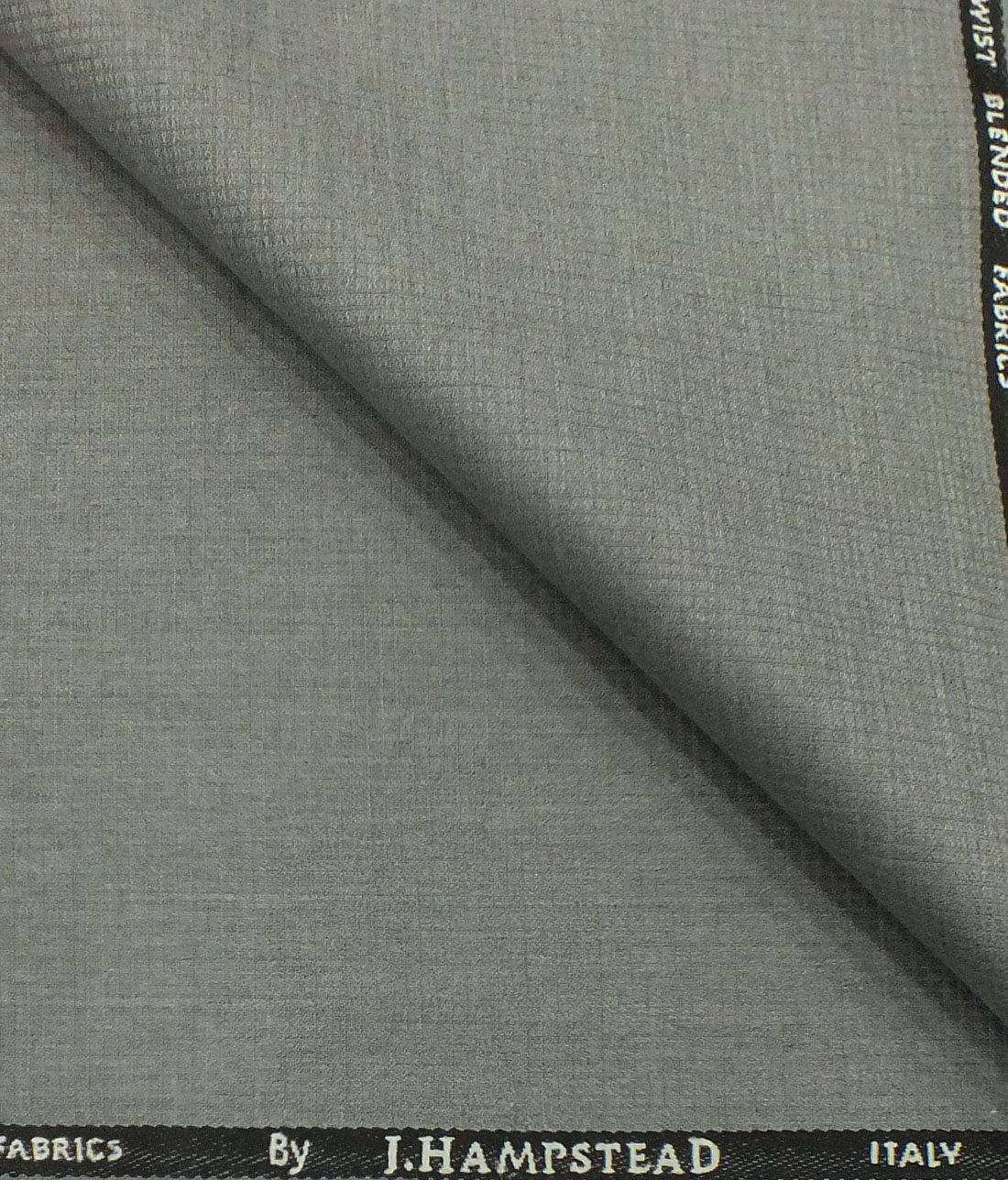 J.Hampstead by Siyaram's Light Grey Self Texture Poly Viscose Trouser or 3 Piece Suit Fabric (Unstitched - 1.25 Mtr)
