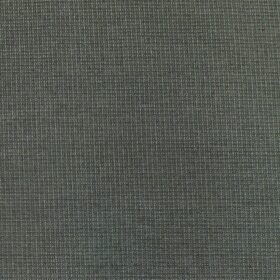 J.Hampstead by Siyaram's Medium Grey Self Structured Poly Viscose Trouser or 3 Piece Suit Fabric (Unstitched - 1.25 Mtr)